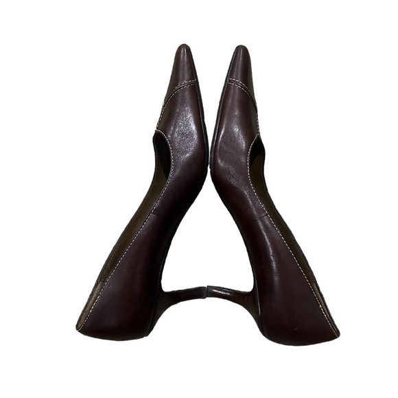Anne Klein iflex Brown Pointed Toe Heels Size 7 1/2 - Picture 6 of 9